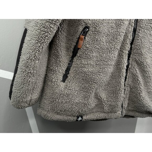 Ski The East Sherpa Fleece Jacket Women’s Small Grey Full Zip Snowboard Hiking - Picture 5 of 15